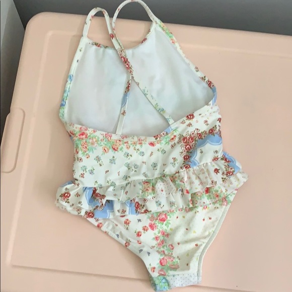 SOLD - 18M Ralph Lauren Patchwork Swimsuit - Picture 3 of 3